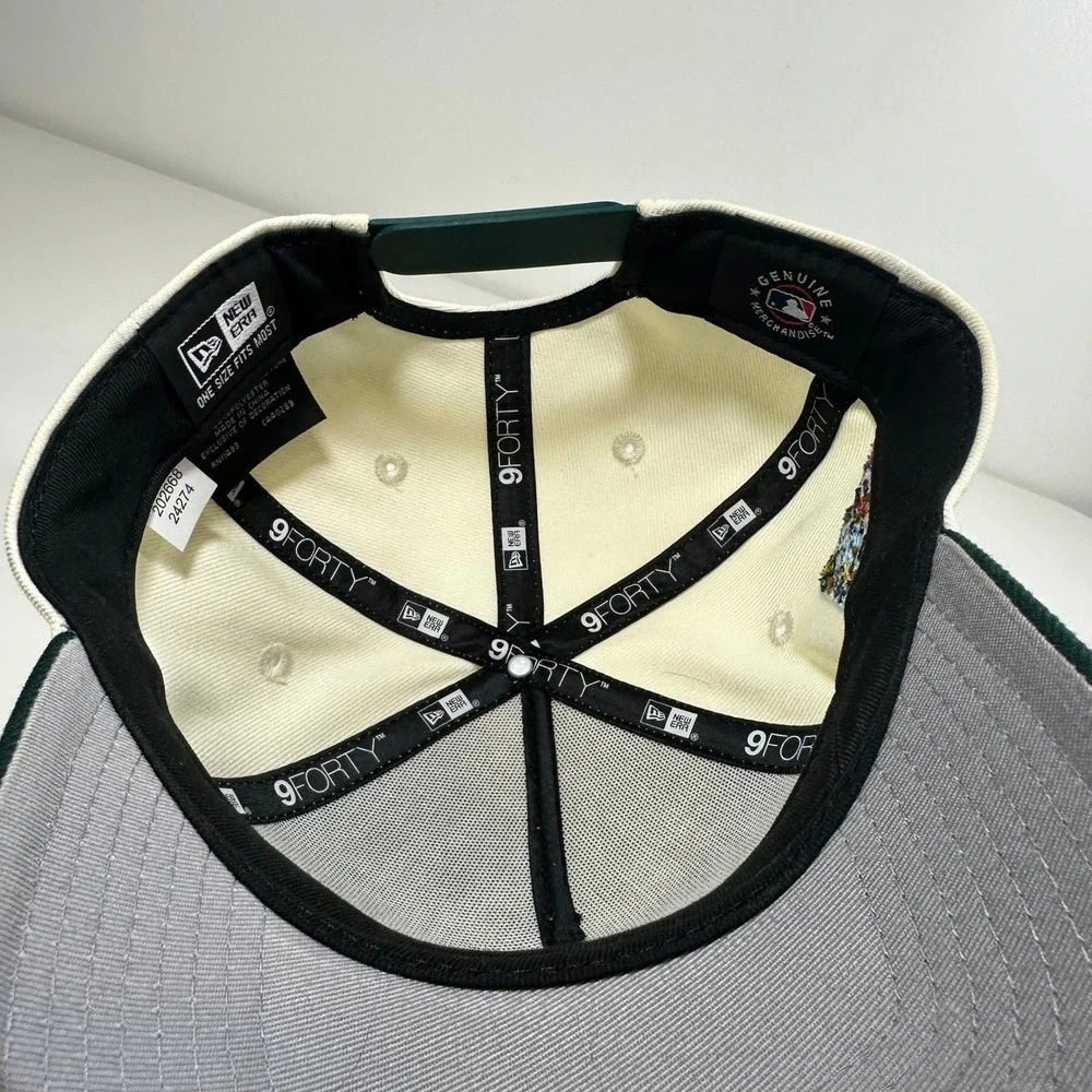 New Era 9FORTY Los Angeles Dodgers Viva Los Dodgers Snapback Hat Cream Green